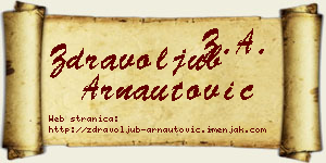 Zdravoljub Arnautović vizit kartica